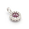 Pendentif Pendentif Or, Diamants et Rhodolite 58 Facettes D359669LF