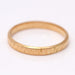 Ring 61 Fluted wedding ring in 18 carat gold 58 Facettes E360222G