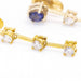 Earrings Ceylon earrings in gold and sapphires. 58 Facettes D360286JE