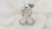 Boucles d'oreilles Dormeuses anciennes diamants 58 Facettes 32339