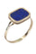 Bague Bague en or jaune, lapis lazuli 58 Facettes 063561