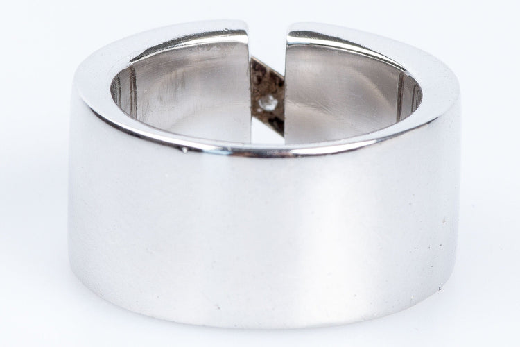 Bague 48 Bague 5 Diamants Or blanc 58 Facettes 111-215694-29