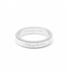 Ring 49 / White/Grey / 950‰ Platinum Double-edged ring TIFFANY & CO 58 Facettes 150233R
