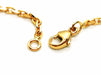 Necklace Cable link necklace Yellow gold 58 Facettes 1523663CN