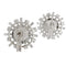 Boucles d'oreilles Boucles d'oreilles vintage or blanc, diamants, perles. 58 Facettes 32120