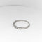 Bague Demi-alliance en or blanc et diamants 58 Facettes 19791