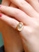 Bague 49 Bague tank Or jaune Platine Diamant 58 Facettes J194