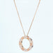 Necklace Cartier Love Diamond Necklace Rose gold 58 Facettes 21-859