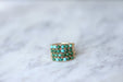 Bague Bague de harem or et turquoises 58 Facettes