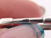 Vintage bracelet HERMES stirrup bracelet silver saddlery 800 braided mesh 58 Facettes 254704