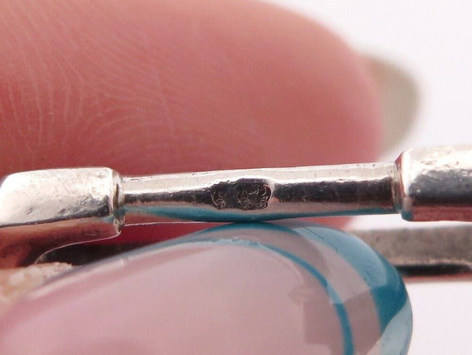 Bracelet vintage bracelet HERMES etrier sellerie argent 800 maille tressee 58 Facettes 254704