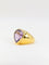 Bague Bague or jaune et améthyste poire 58 Facettes 408