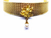 Necklace Choker Necklace Yellow gold Pearl 58 Facettes 947222CD