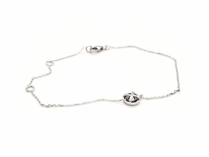 Bracelet Bracelet Or blanc Diamant 58 Facettes 579022RV