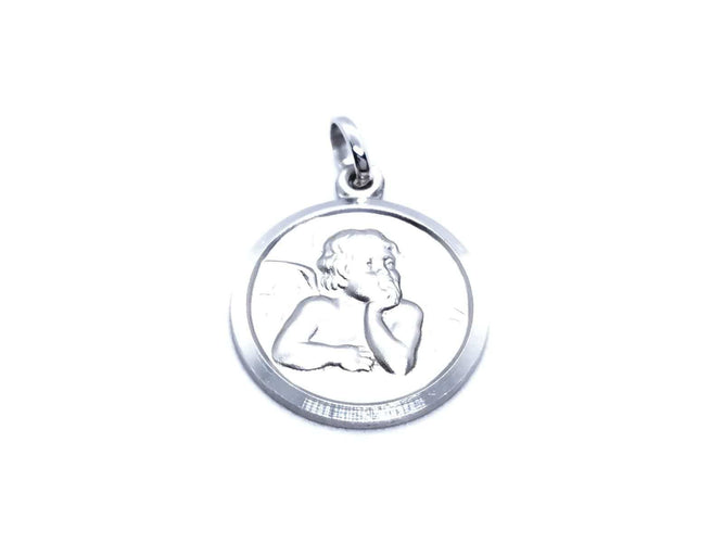 Pendentif Pendentif Médaille Or blanc 58 Facettes 947739CD