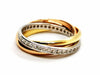 Ring 56 Alliance Ring Yellow Gold Diamond 58 Facettes 1338972CN