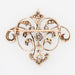 Brooch Old fleur-de-lis diamond brooch 58 Facettes 11-108