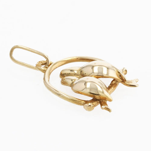 Pendentif Pendentif or couple d'oiseaux 58 Facettes 16-195A