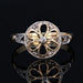 Bague 56 Bague ancienne rosace diamants taillés en rose 58 Facettes 19-347