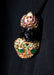 Brooch Moor's Head Brooch Yellow Gold, Ebony, Emerald and Ruby 58 Facettes 65000052