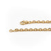 Necklace Cable link necklace Yellow gold 58 Facettes 1835786CN