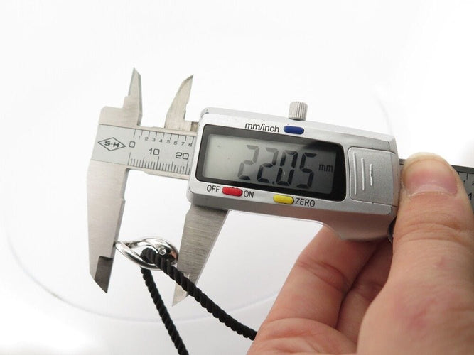 Collier collier FRED pendentif mouvemente or blanc 18k diamant cordon noir t50 58 Facettes 250364