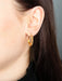 CISELE GOLD CREOLES EARRINGS 58 Facettes BO/220030 STA