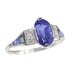 Ring 60 Ring with Sapphire, Diamonds 58 Facettes 20287-0204