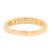 Bague 53 Bague demi alliance Or jaune Diamant 58 Facettes 2405914CN