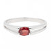 Ring 66 Ring White gold Ruby 58 Facettes 2461185CN