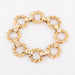 Bracelet Yellow gold bracelet with twisted rings from Chaumet 58 Facettes