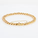 Bracelet Bracelet old chiseled gold curb chain link 58 Facettes 22-253
