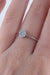 Ring White Gold Ring set with diamonds 58 Facettes