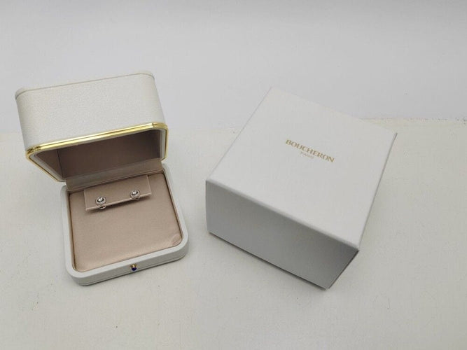 Boucles d'oreilles boucles d'oreilles BOUCHERON ava or blanc 18k diamants 0.68ct 58 Facettes 254586