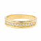 Bague 56 Bague Demi alliance Or jaune Diamant 58 Facettes 2473869CN