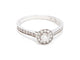 Bague 53 Bague Solitaire Or blanc Diamant 58 Facettes 578681RV