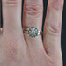 Ring 52 White diamond solitaire ring 58 Facettes 15-222A