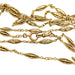 Yellow gold long necklace. 58 Facettes 31039