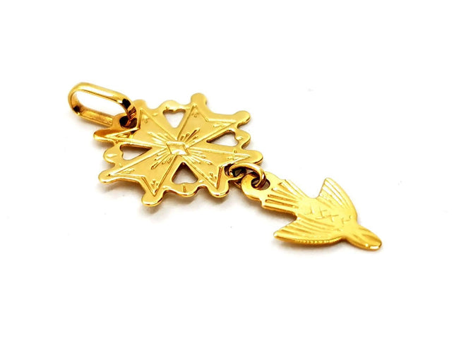 Collier Pendentif Croix Or jaune 58 Facettes 1152866CD