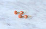 Boucles d'oreilles Boucles d'oreilles corail anciennes 58 Facettes