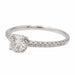 Ring 52 Solitaire Ring White Gold Diamond 58 Facettes 2376866CN