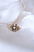 Ring Yellow gold daisy ring, diamonds 58 Facettes