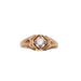 Ring Solitaire Ring and Signet Ring in yellow gold and spinel 58 Facettes