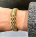 Bracelet Braided mesh bracelet in yellow gold 58 Facettes