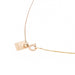 Ginette NY Necklace Jumbo Tanger Necklace on Chain Rose gold 58 Facettes 2322867CN
