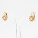 Earrings Leverback earrings with fine pearls and rose-cut diamonds 58 Facettes 21-543