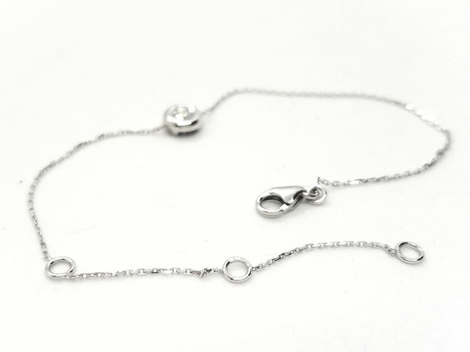 Bracelet Bracelet Or blanc Diamant 58 Facettes 579022RV