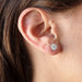 Earrings 0.54 carat diamond and white gold chip earrings 58 Facettes 23-256A