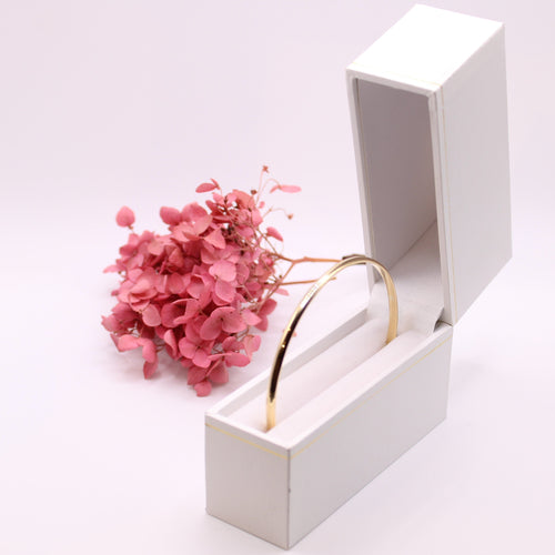 Bracelet Bracelet Jonc Or jaune 18k lisse 58 Facettes