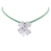 Pendant Fred pendant, "Clover", white gold and diamonds. 58 Facettes 32624